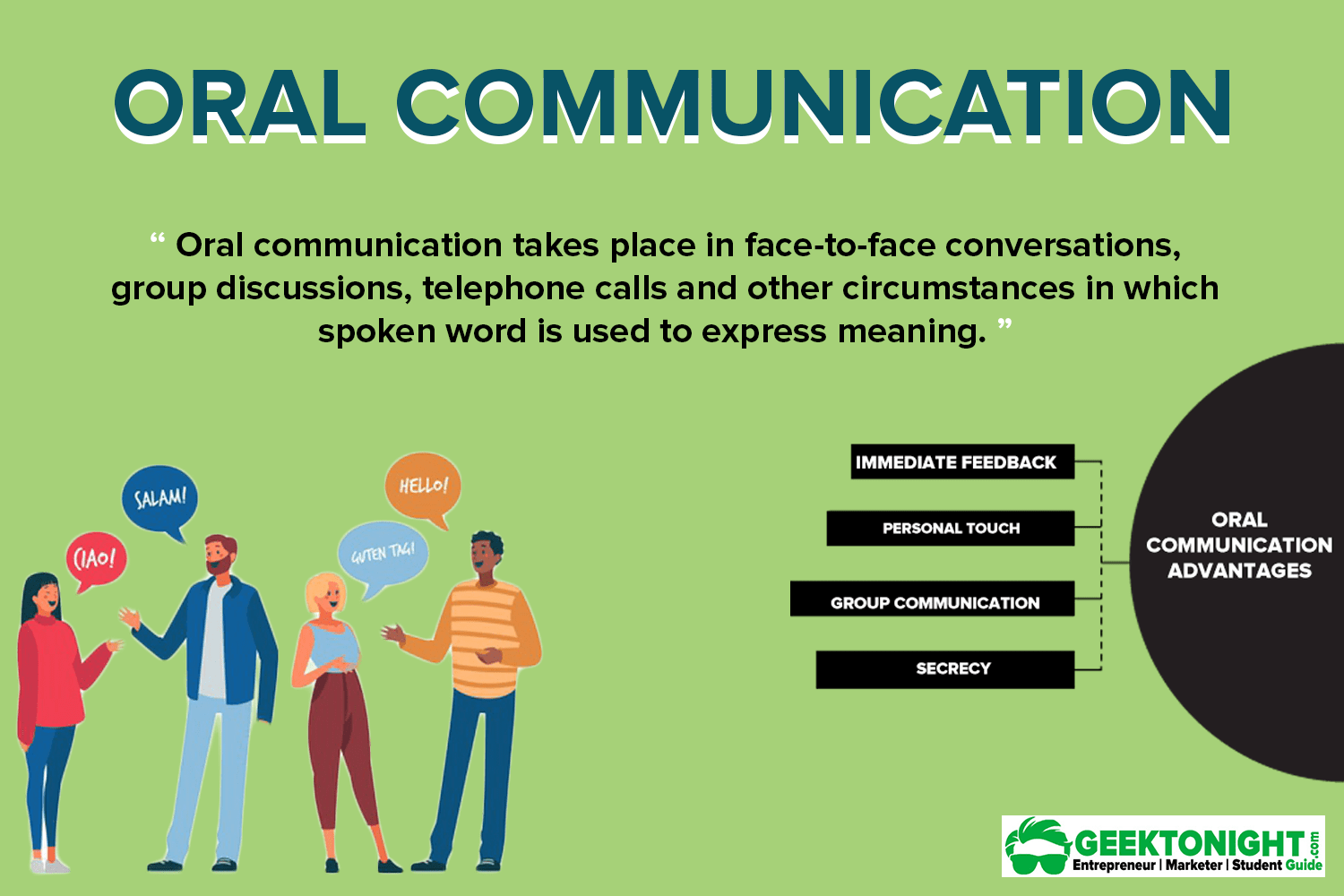 What Is Oral Communication Advantages Disadvantages