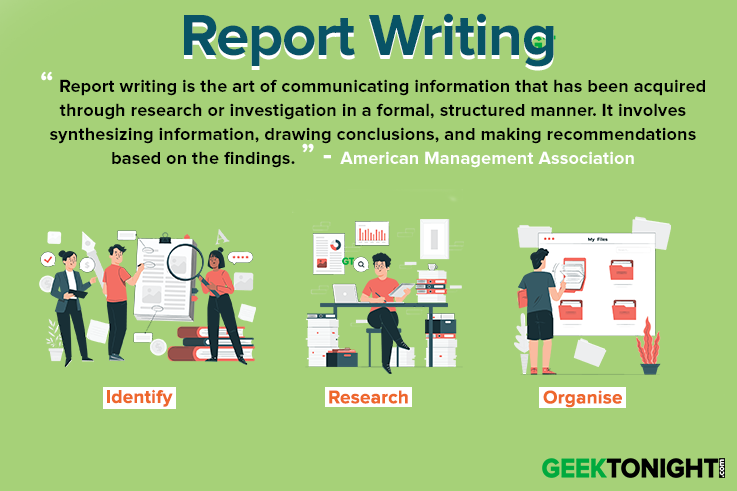 report writing is which part of making research